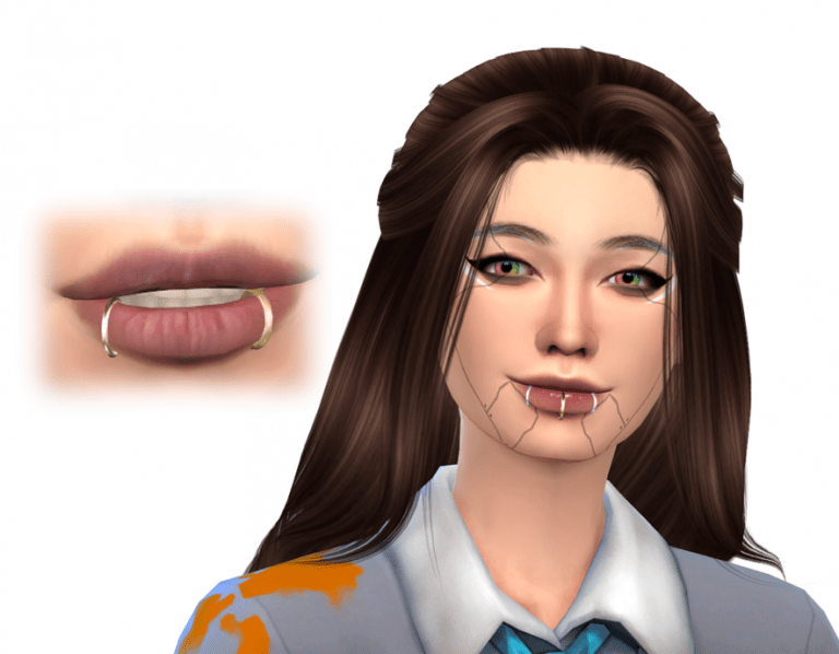Best Lip Piercing Custom Content for the Sims 4 — SNOOTYSIMS