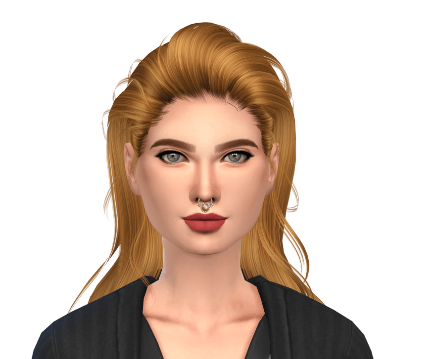 Sims 4 CC Septum Piercing