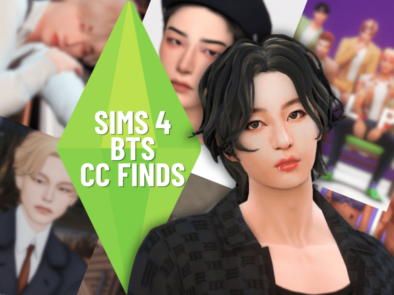 Greatest BTS Custom Content For the Sims 4