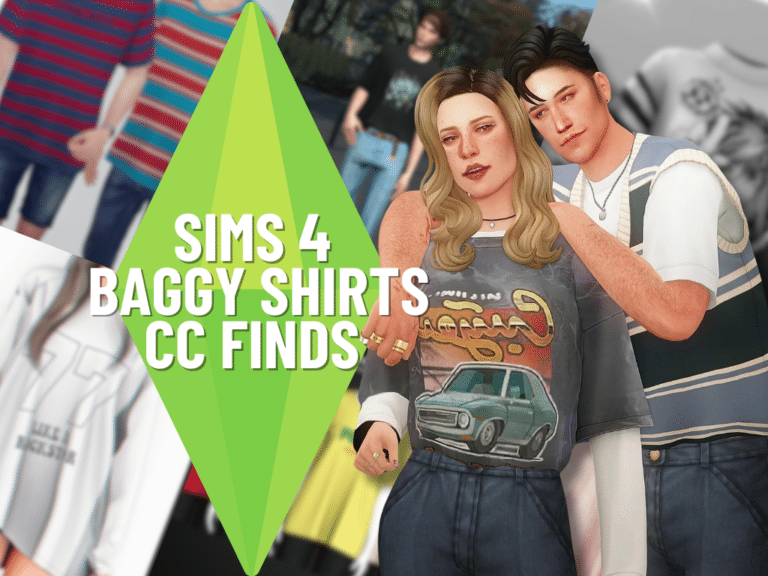 Best Baggy Shirts Custom Content for the Sims 4