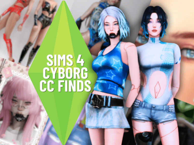 Innovative Cyborg Custom Content for the Sims 4