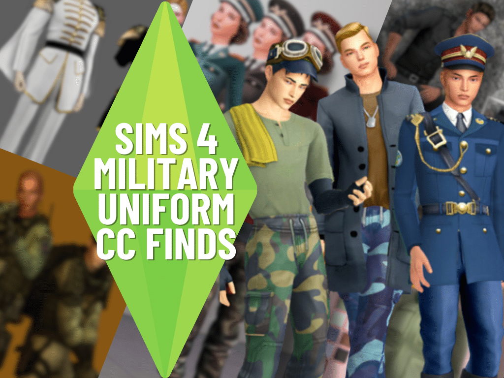 SnootySims Military CC Finds