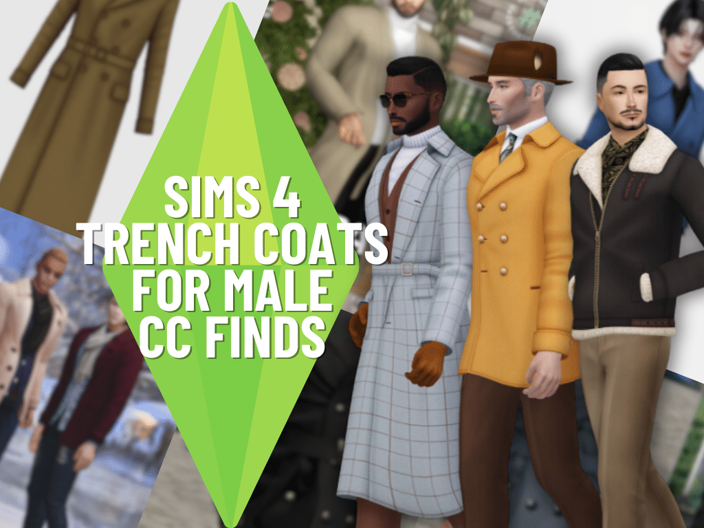 SnootySims Trench Coat CC Finds