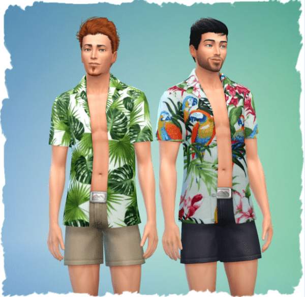 hawaiian shirts cc sims4 122