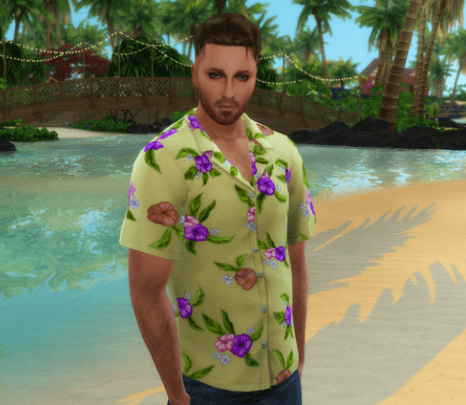 hawaiian shirts cc sims4 9