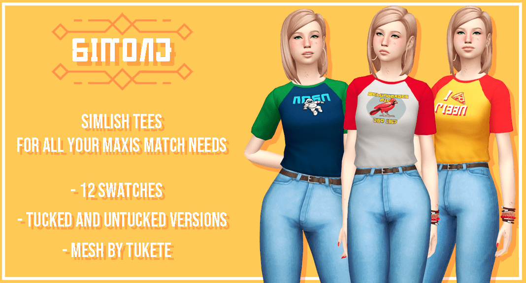 Stunning Tucked In Shirts Custom Content For Sims 4 — Snootysims