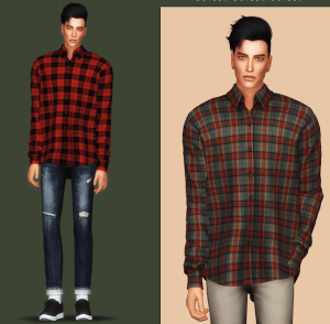 Awesome Flannel Shirts Custom Content for the Sims 4 — SNOOTYSIMS