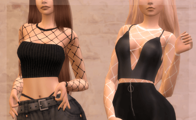 Døds kæbe Tochi træ skal Latest Accessory Tops Custom Content for the Sims 4 — SNOOTYSIMS
