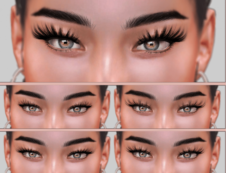 Sims 4 3d Eyelashes Custom Content You Will Love — Snootysims