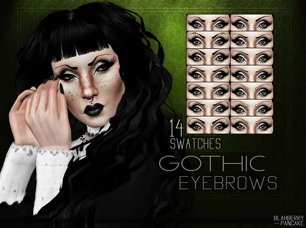 The Best Sims Goth Makeup Custom Content Snootysims Vrogue