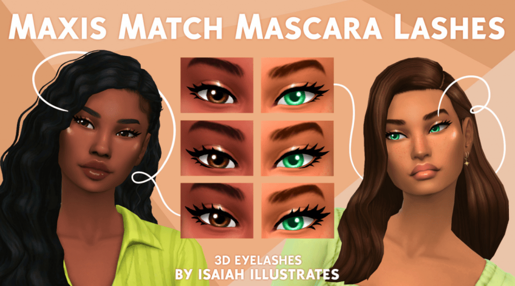 Maxis Match Eyelashes: Customizing Your Sims 4 Characters