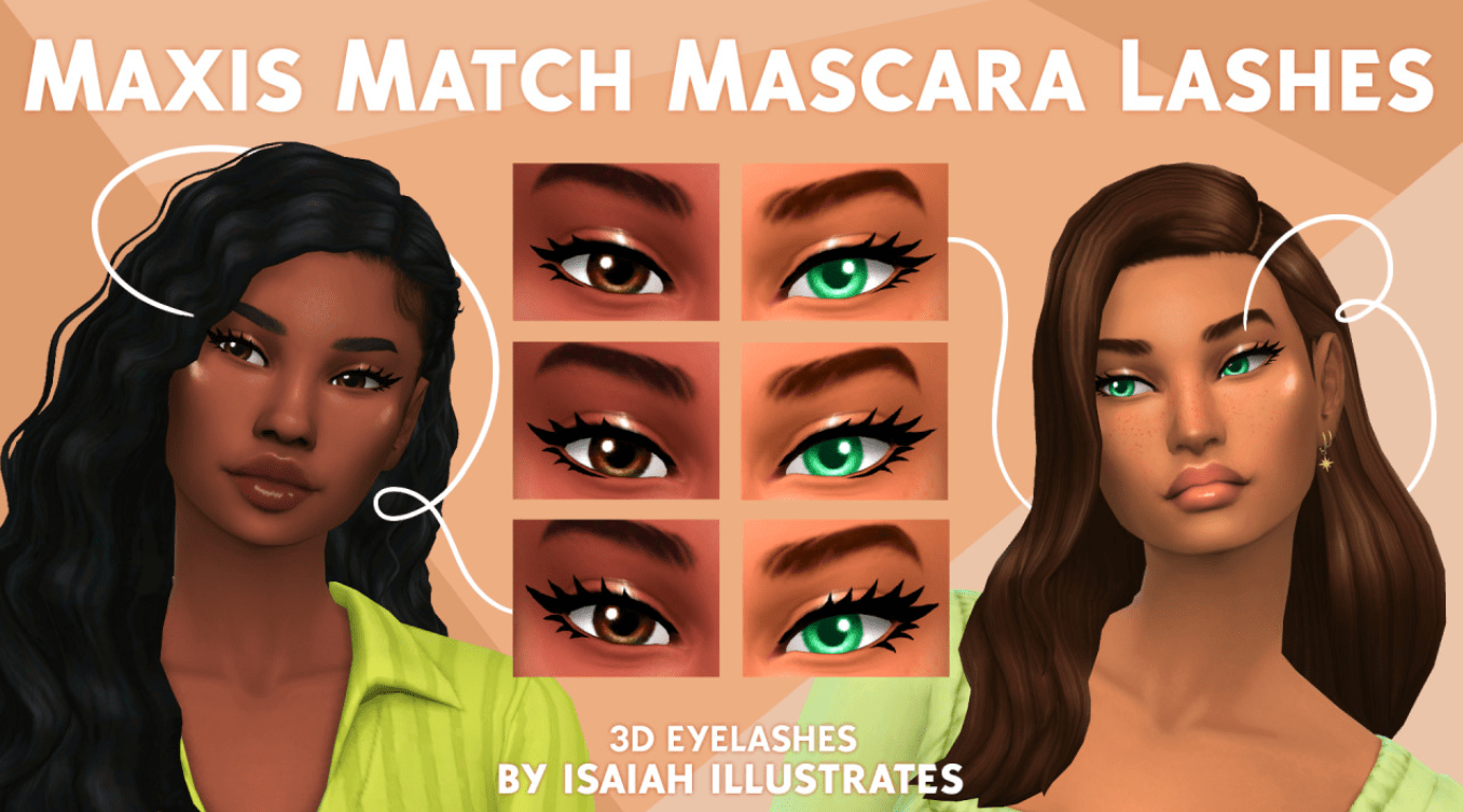 Sims Maxis Match Eye Lashes Cc My Xxx Hot Girl
