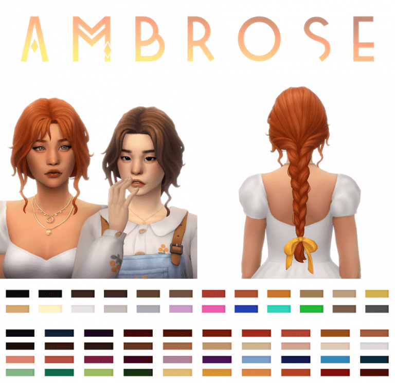 Sims 4 CC Braids You Mustn't Miss out on — SNOOTYSIMS