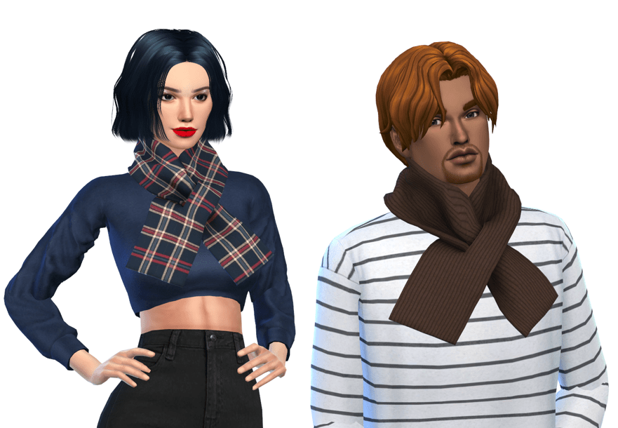 Awesome Scarf Custom Content For Your Sims SNOOTYSIMS