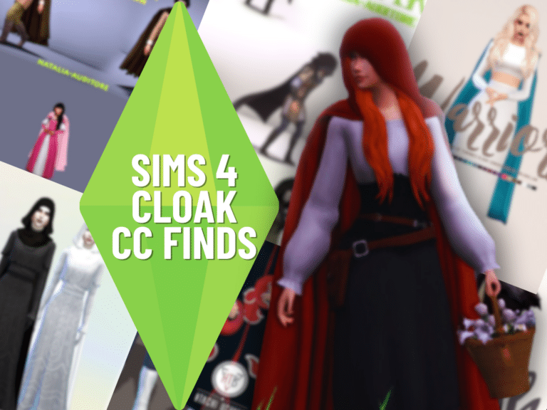Sims 4 Cloak CC You Absolutely Need to Check Out