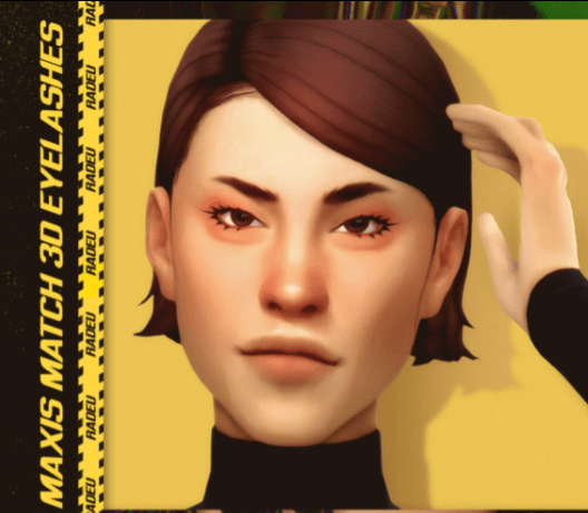 Sims 4 eyelashes skin detail