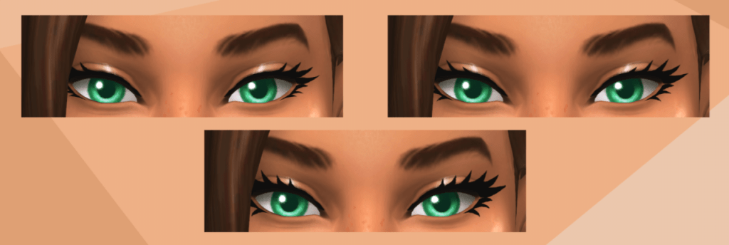 Sims 4 eyelashes skin detail