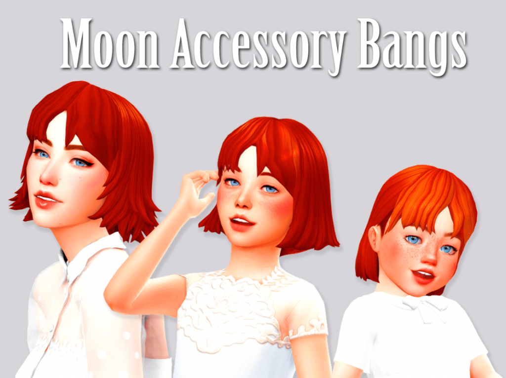Sims 4 accessory bangs