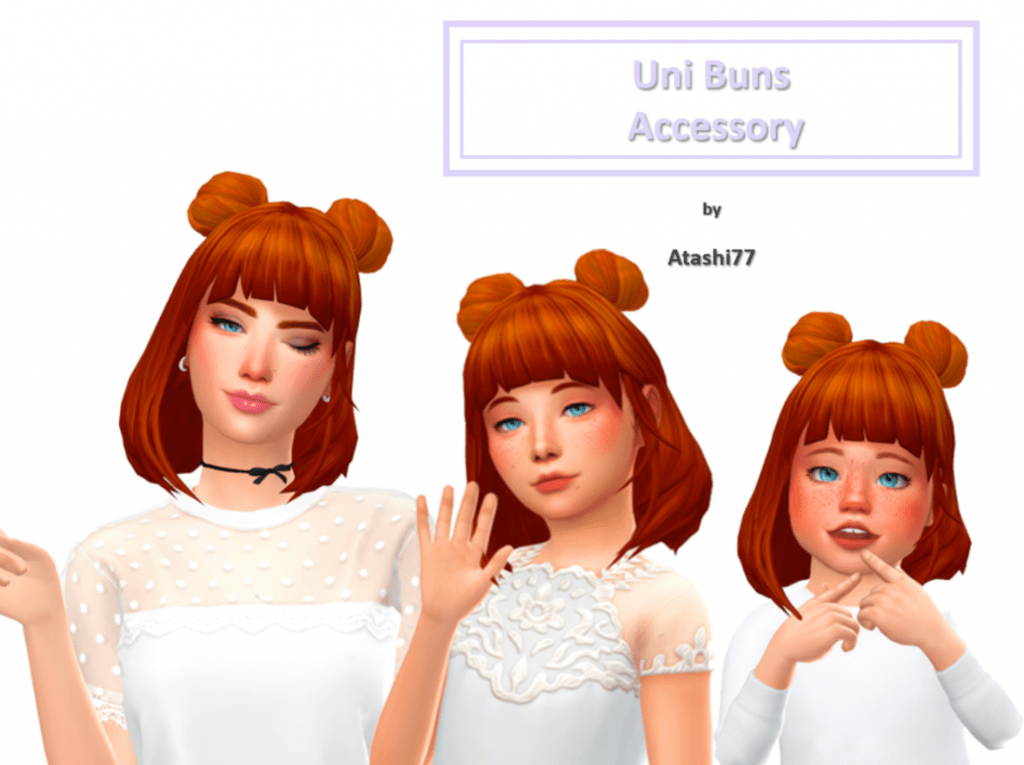 Sims 4 space buns