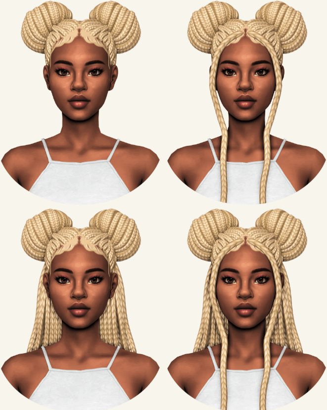 Sims 4 space buns