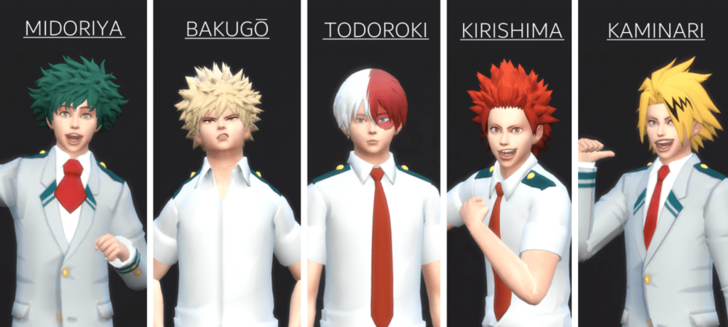 Sims 4 Bnha CC and Best My Hero Academia Mods — SNOOTYSIMS