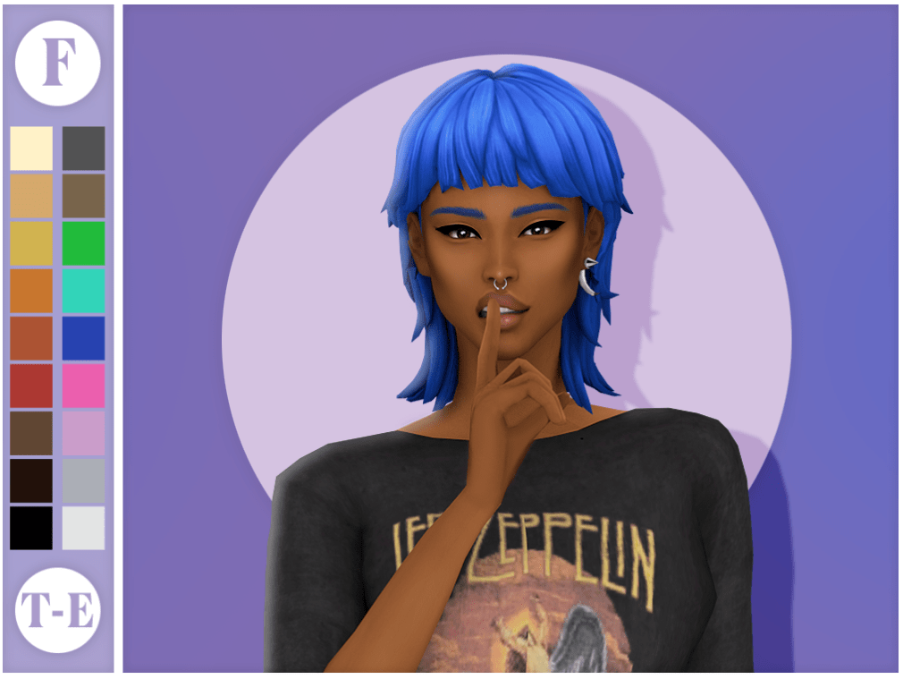 Sims 4 mullet