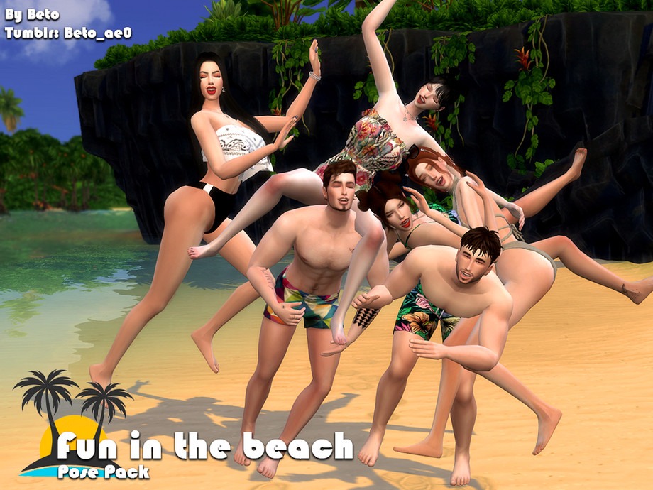 Fun on the Beach Pose Pack by Beto_ae0