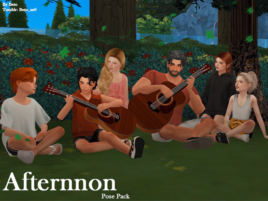 Afternnon Pose pack by Beto_ae0