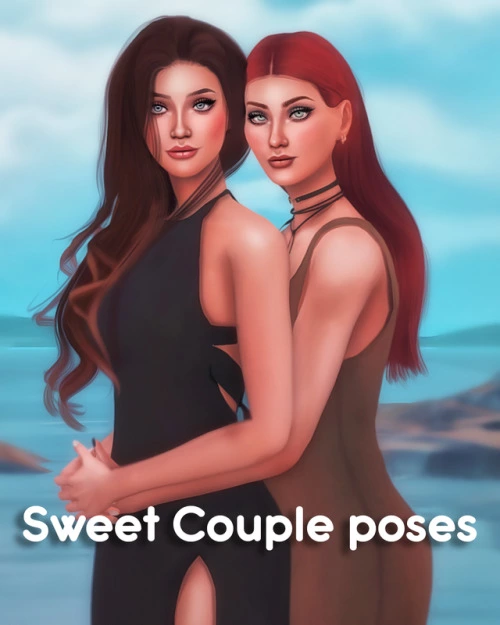 Sweet Couple Poses by Katverse