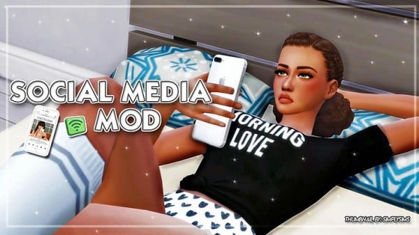 Ən yaxşı sims 4 mod 2022 - Sosial media mod
