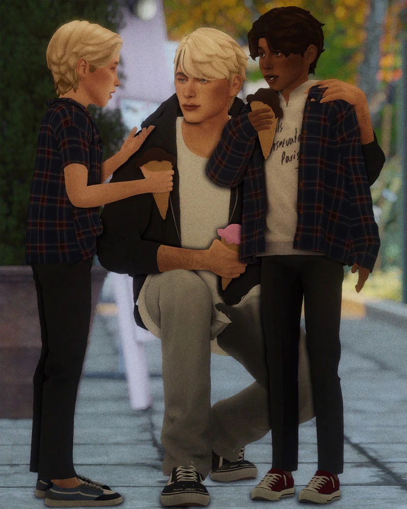 best buddies pose pack by aquariustrait - the sims 4