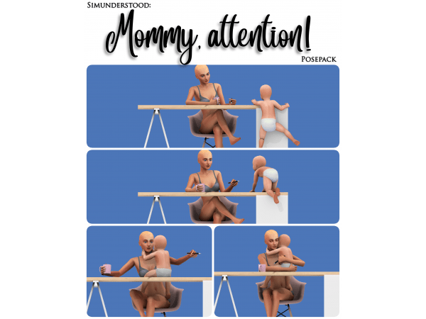 mommy, attention! - the sims 4