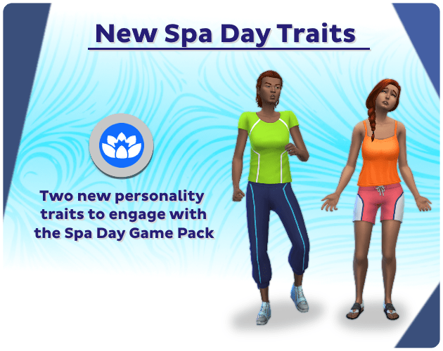 sims 4 traits mods - new spa day traits