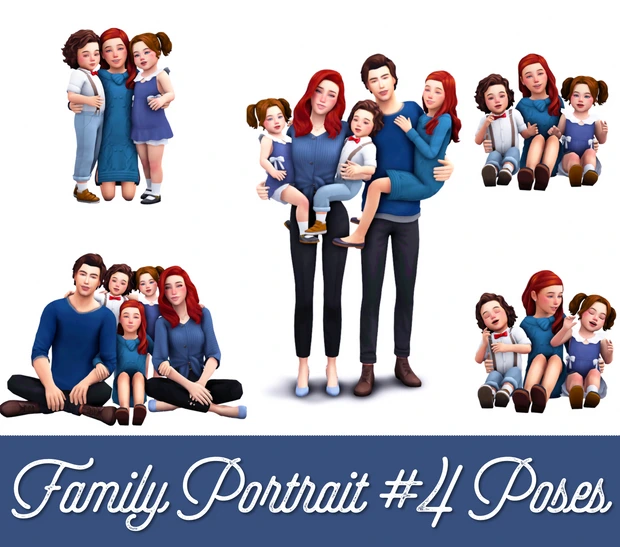 Family Portrait #4 Poses by Atashi77 