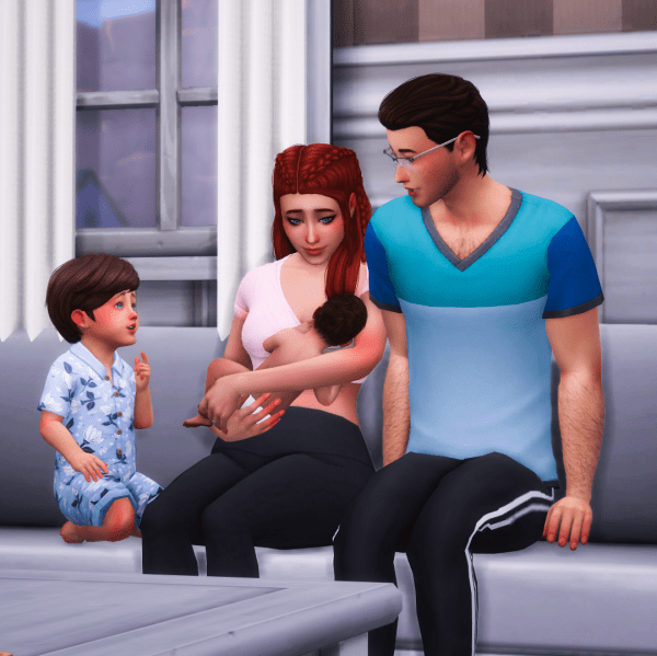 isn't mommy awesome? pose pack by bored sims - the sims 4
