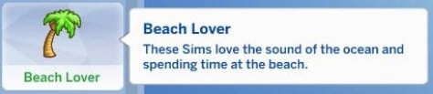 sims 4 traits mods - beach lover trait