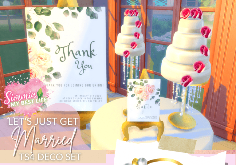 Ultimate Wedding Cake Sims 4 Custom Content SNOOTYSIMS   Sims4 Wedding Cake 1 768x537 