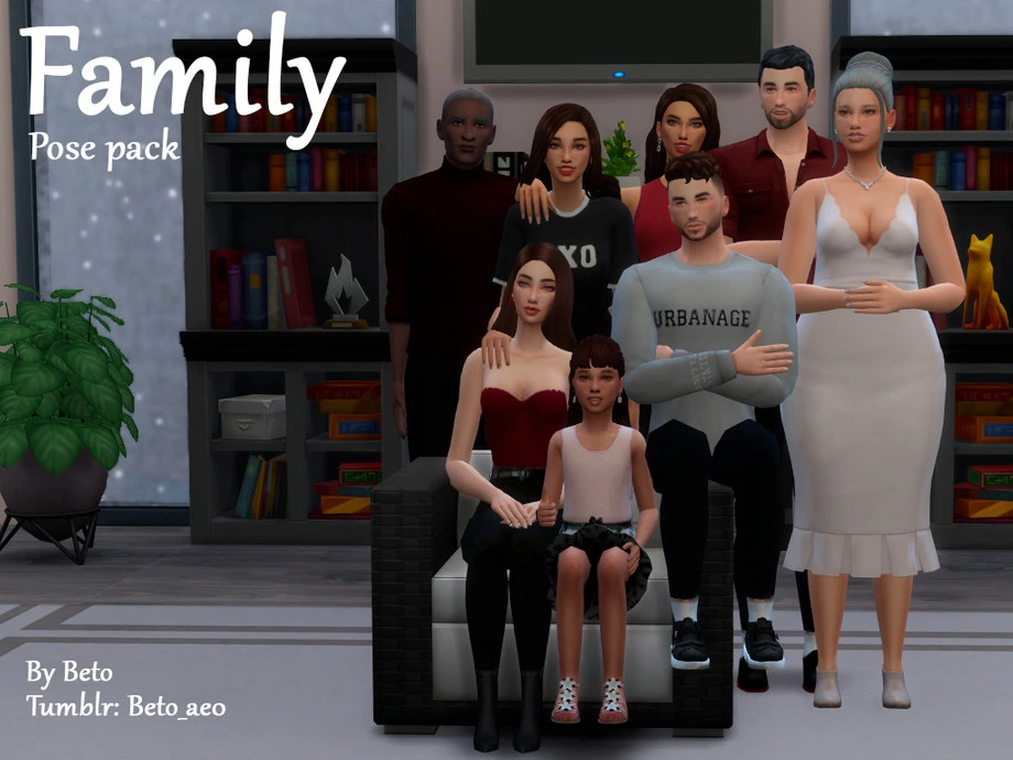 Traditional Family Pose Pack by Beto_ae0