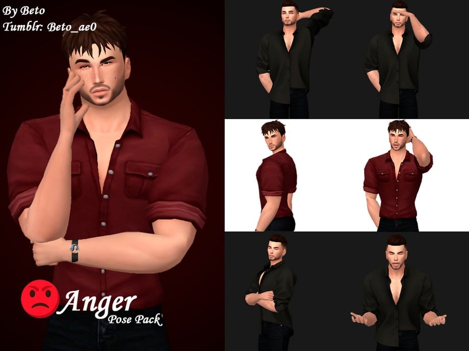 Anger Pose pack by Beto_ae0