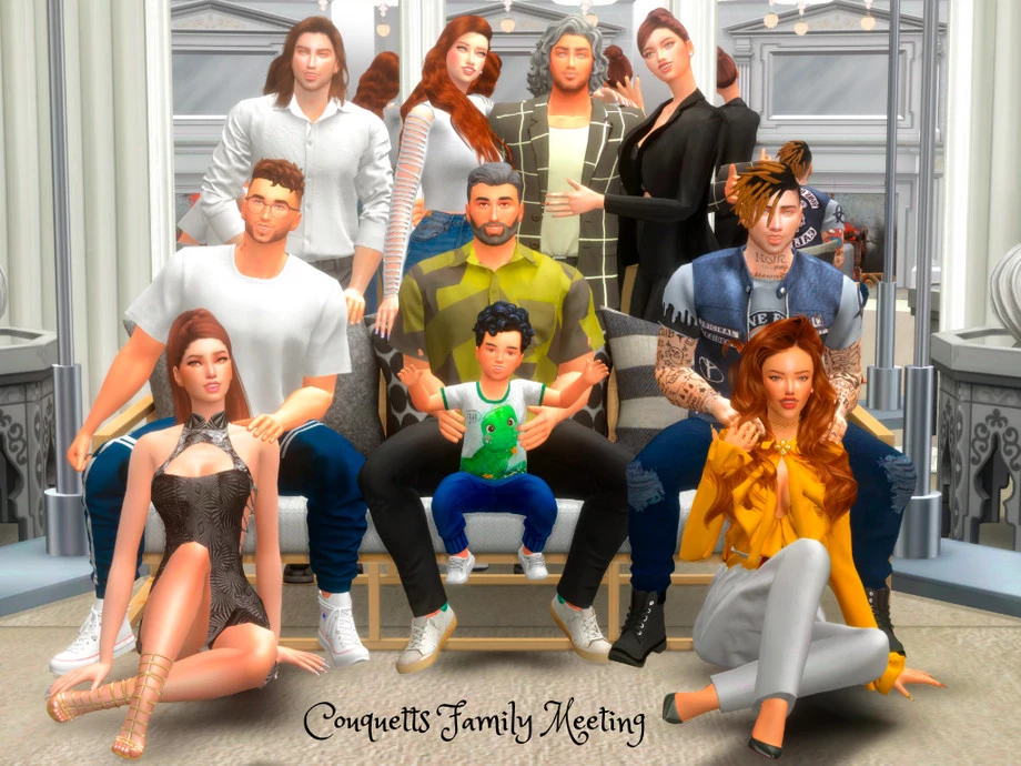Family Meeting PosePack by couquett  