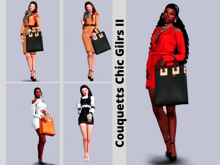 Chic Gilrs II Pose Pack by Couquett 