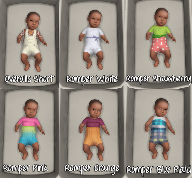 sims 4 baby mods - more skin outfits for babies
