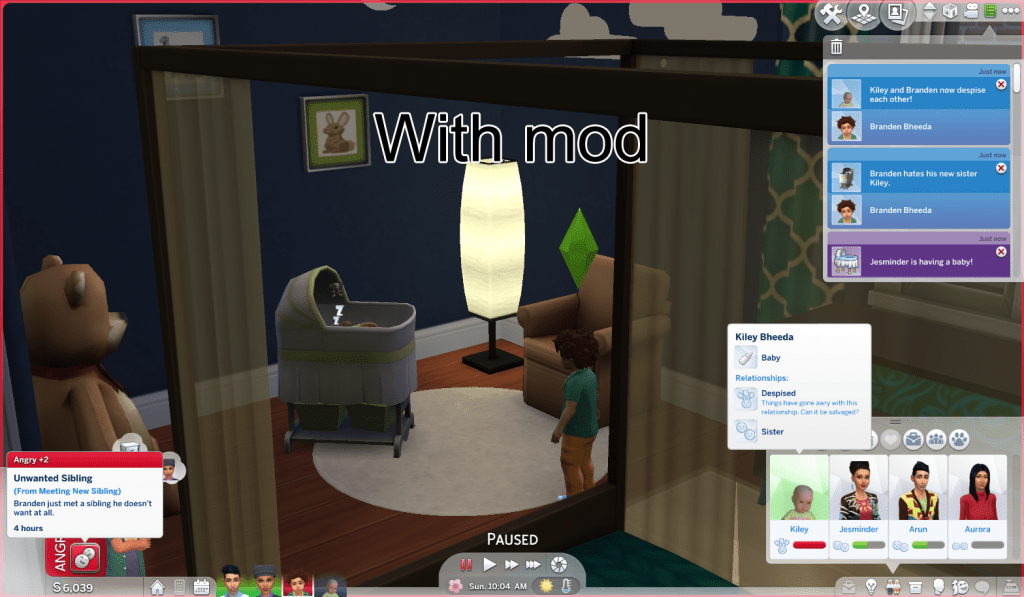 best sims 4 toddler mods - meeting new siblings