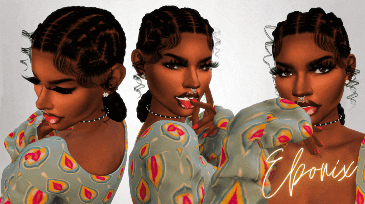 Sims 4 Cc Ebonix Female Hair