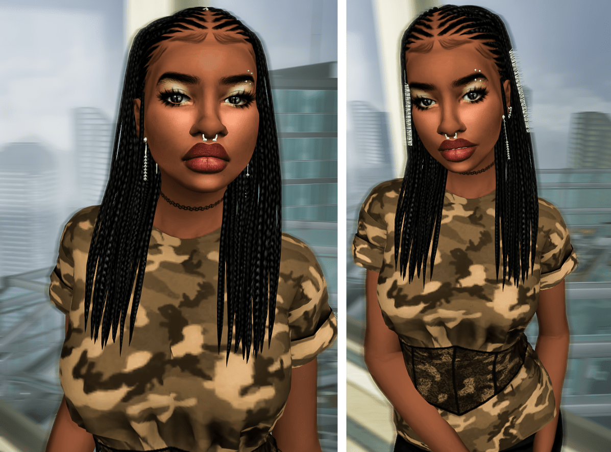 Sims 4 Ebonix Hair Custom Content You Will Love — Snootysims