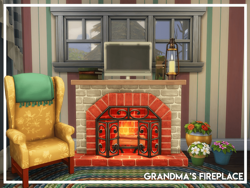 fireplaces sims4 cc 1