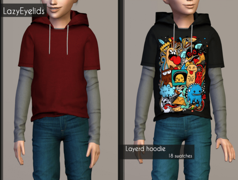 Sims 4 Hoodie Custom Content You Will Definitely Love — Snootysims 1908