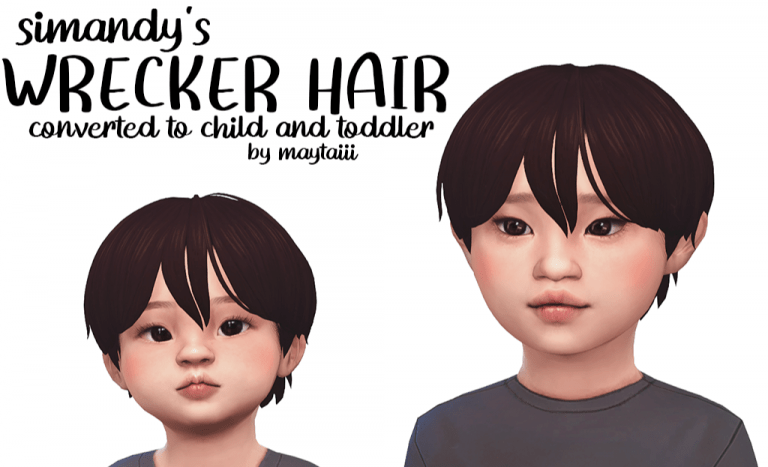 male child hair sims 4