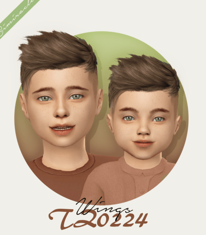 New Sims 4 Male Child Hair Custom Content — SNOOTYSIMS