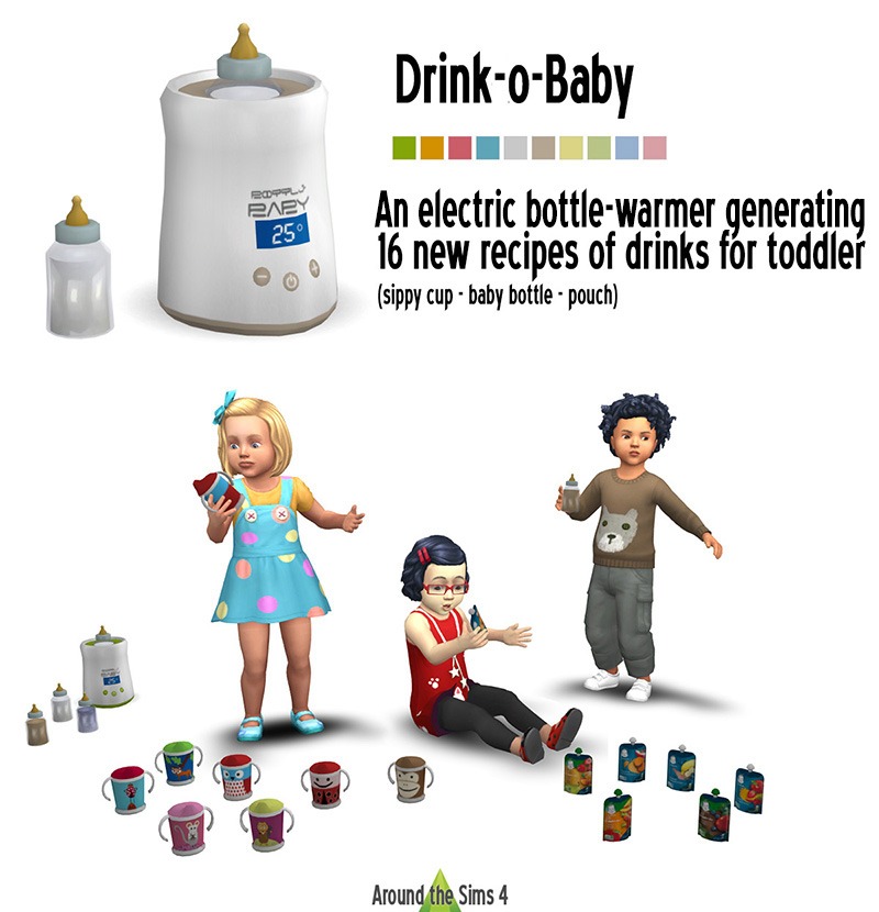 best sims 4 toddler mods - drink-o-baby